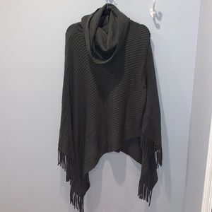 BCBG MAXAZRIA Cowl Neck Poncho